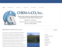 Tablet Screenshot of chemaco.com
